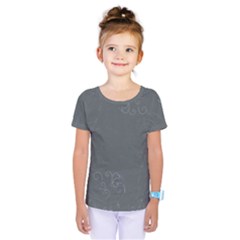 Floral Design Kids  One Piece Tee