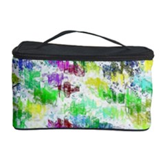 Paint On A White Background           Cosmetic Storage Case by LalyLauraFLM