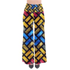 Metal Rectangles      Women s Chic Palazzo Pants by LalyLauraFLM