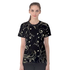 Floral Design Women s Cotton Tee