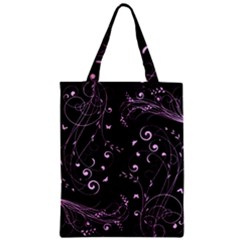 Floral Design Zipper Classic Tote Bag by ValentinaDesign