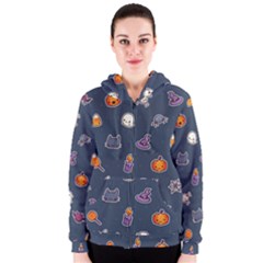 Kawaiieen Pattern Women s Zipper Hoodie