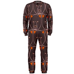 Bears Pattern Onepiece Jumpsuit (men)  by Nexatart