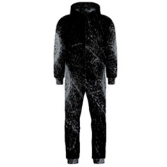 Space X Circle Line Black Hooded Jumpsuit (men)  by Mariart
