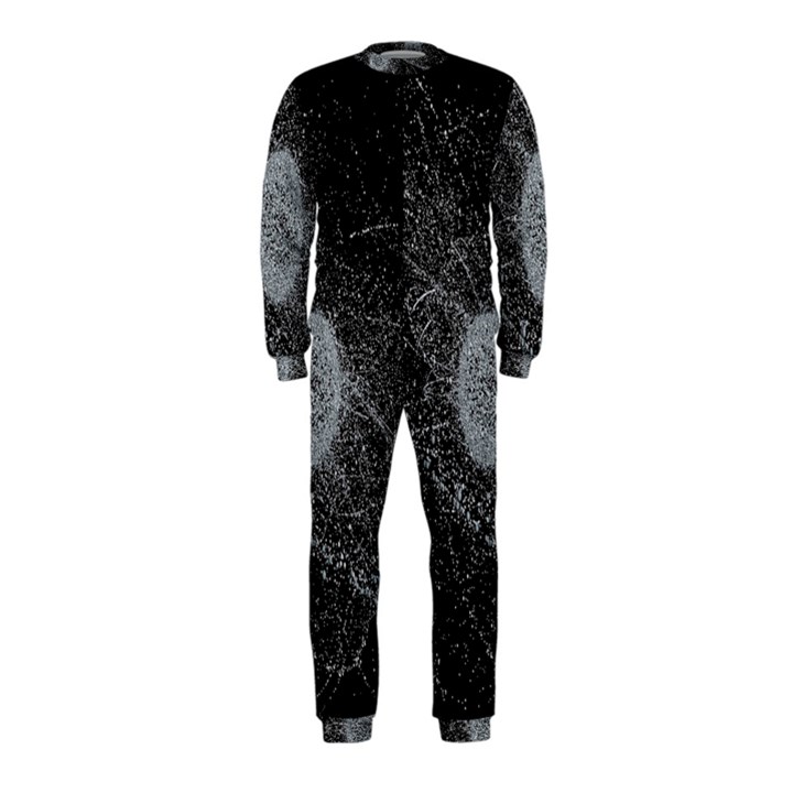 Space X Circle Line Black OnePiece Jumpsuit (Kids)