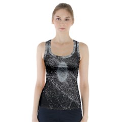 Space X Circle Line Black Racer Back Sports Top by Mariart