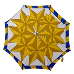 Star Yellow Blue Hook Handle Umbrellas (medium)