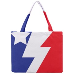 Three Colors Blue White Line Star Mini Tote Bag by Mariart