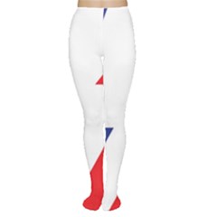 Three Colors Blue White Line Star Women s Tights