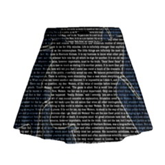 Sherlock Quotes Mini Flare Skirt by Mariart
