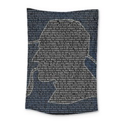 Sherlock Quotes Small Tapestry by Mariart