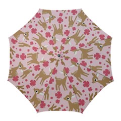 Preety Deer Cute Golf Umbrellas by Nexatart