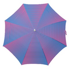 Turquoise Pink Stripe Light Blue Straight Umbrellas