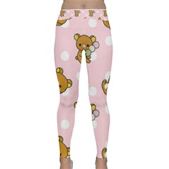 Kawaii Bear Pattern Classic Yoga Leggings by Nexatart