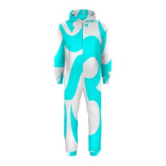 Hindu Om Symbol (cyan) Hooded Jumpsuit (kids) by abbeyz71