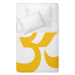 Hindu Om Symbol (gold) Duvet Cover (single Size) by abbeyz71