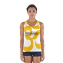 Aum Om Gold Women s Sport Tank Top  View1