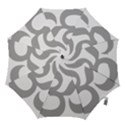 Hindu Om Symbol (Light Gray) Hook Handle Umbrellas (Large) View1