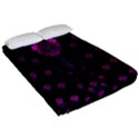 Wonderful Jungle Flowers In The Dark Fitted Sheet (Queen Size) View2