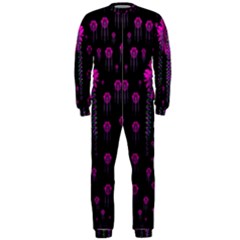 Wonderful Jungle Flowers In The Dark Onepiece Jumpsuit (men)  by pepitasart