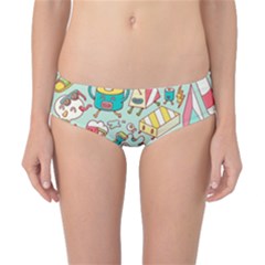 Summer Up Pattern Classic Bikini Bottoms