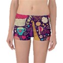 Cute Colorful Doodles Colorful Cute Doodle Paris Boyleg Bikini Bottoms View1