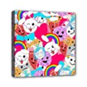 Cute Cartoon Pattern Mini Canvas 6  x 6  View1