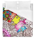 Beautiful Colorful Doodle Duvet Cover (Queen Size) View1