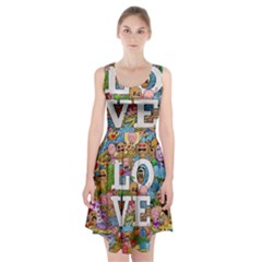 Doodle Art Love Doodles Racerback Midi Dress