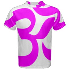 Hindu Om Symbol (magenta) Men s Cotton Tee