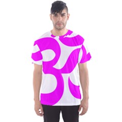 Hindu Om Symbol (magenta) Men s Sport Mesh Tee