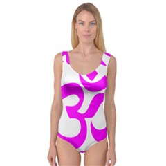 Hindu Om Symbol (magenta) Princess Tank Leotard 