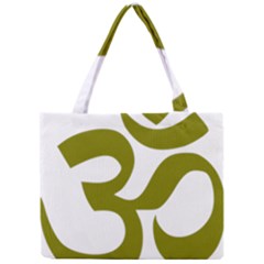 Hindi Om Symbol (olive) Mini Tote Bag