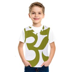 Hindi Om Symbol (olive) Kids  Sportswear