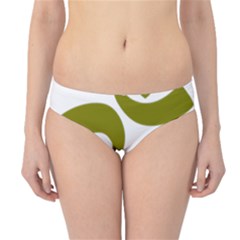 Hindi Om Symbol (olive) Hipster Bikini Bottoms