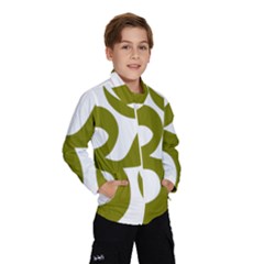 Hindu Om Symbol (olive) Wind Breaker (kids)