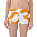 Hindu Om Symbol (Orange) Boyleg Bikini Bottoms View1