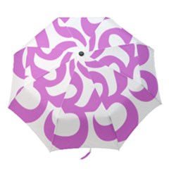 Hindu Om Symbol (bright Purple) Folding Umbrellas by abbeyz71