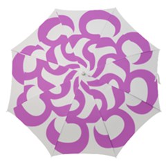 Hindu Om Symbol (bright Purple) Straight Umbrellas by abbeyz71