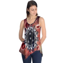 Cancel Cells Broken Bacteria Virus Bold Sleeveless Tunic by Mariart