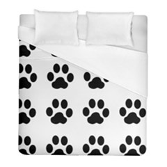 Claw Black Foot Chat Paw Animals Duvet Cover (full/ Double Size)
