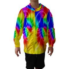 Complex Orange Red Pink Hole Yellow Green Blue Hooded Wind Breaker (kids) by Mariart