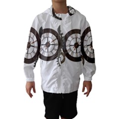 Hour Time Iron Hooded Wind Breaker (kids) by Mariart