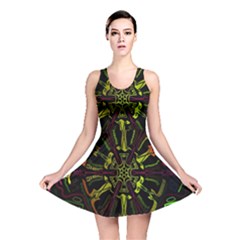 Inner Peace Star Space Rainbow Reversible Skater Dress