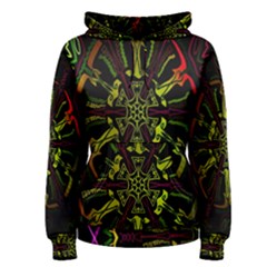 Inner Peace Star Space Rainbow Women s Pullover Hoodie by Mariart