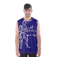 Libra Zodiac Star Men s Basketball Tank Top