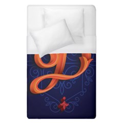 Marquis Love Dope Lettering Blue Red Orange Alphabet P Duvet Cover (single Size) by Mariart