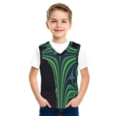 Line Light Star Green Black Space Kids  Sportswear