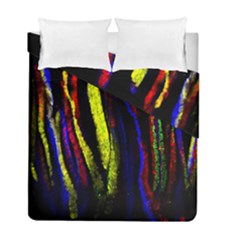 Multicolor Lineage Tracing Confetti Elegantly Illustrates Strength Combining Molecular Genetics Micr Duvet Cover Double Side (full/ Double Size) by Mariart