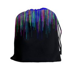 Rain Color Paint Rainbow Drawstring Pouches (xxl) by Mariart